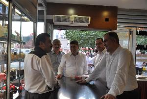 BAŞKAN ERGÜNEŞ SARIGÖL ESNAFIYLA BİRLİKTE