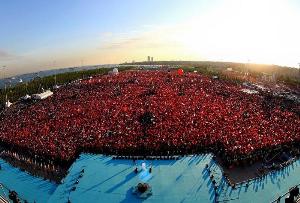 İSTANBUL'UN FETHİNİN 562'NCİ YILI YENİKAPI'DAKİ FETİH ŞÖLENİMİZ 