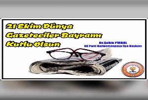 21 Ekim Gazeteciler Bayramı Kutlu olsun