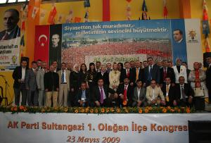 KARDEŞ İLÇEMİZ SULTANGAZİ İLÇE KONGRESİ YAPILDI