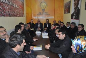 BAŞKAN ERGÜNEŞ YENİ MAHALLEYİ ZİYARET ETTİ